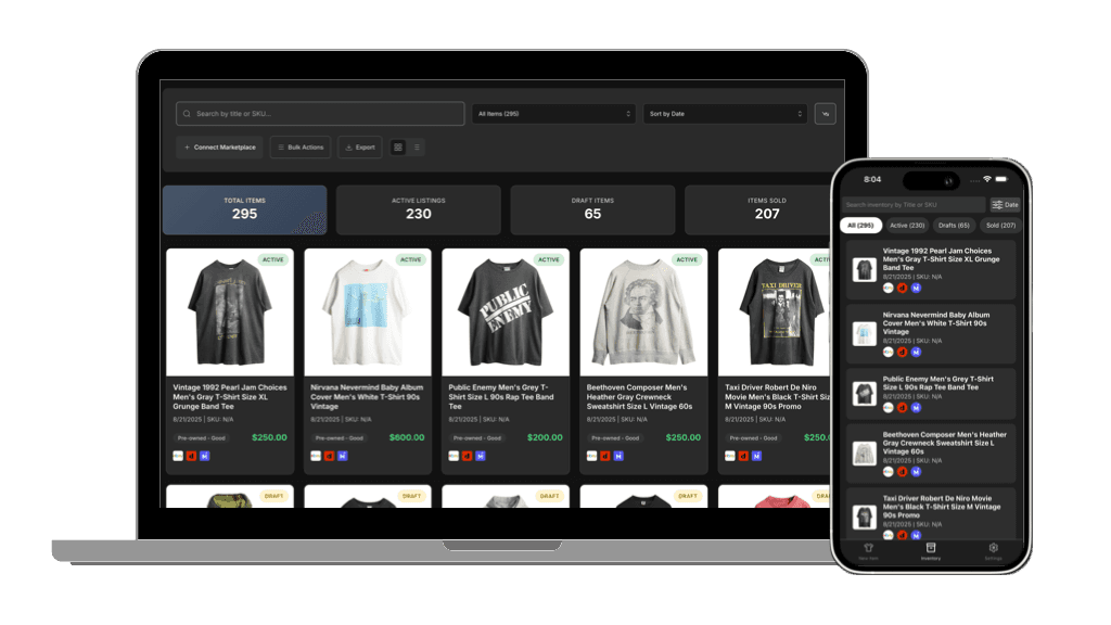 CrossFlip listing workspace preview